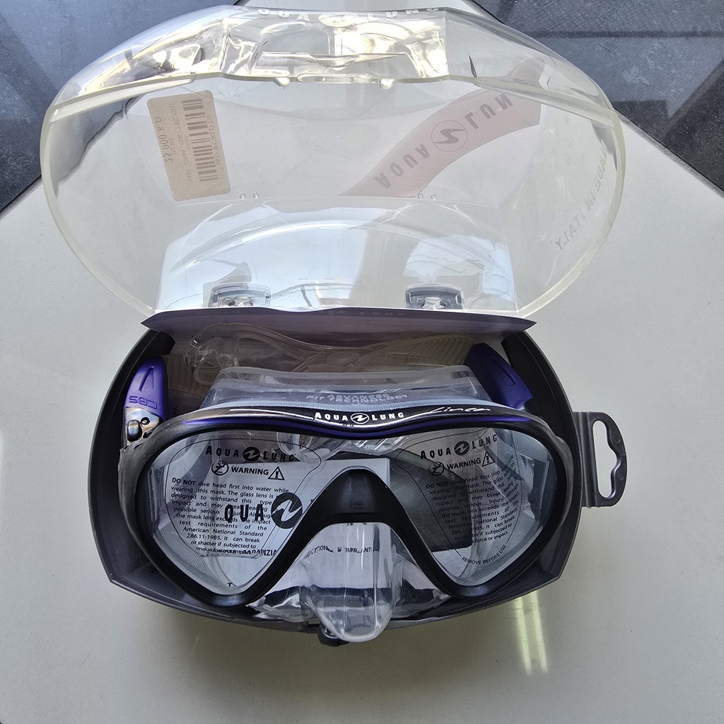 Aqua lung Mask Linea clear/twilight ( purple )