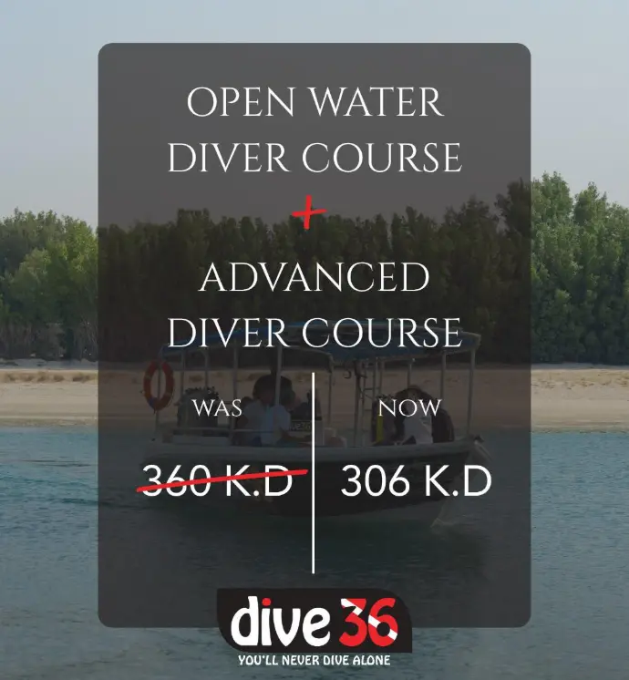 Open Water Diver Course + Advanced Diver Course